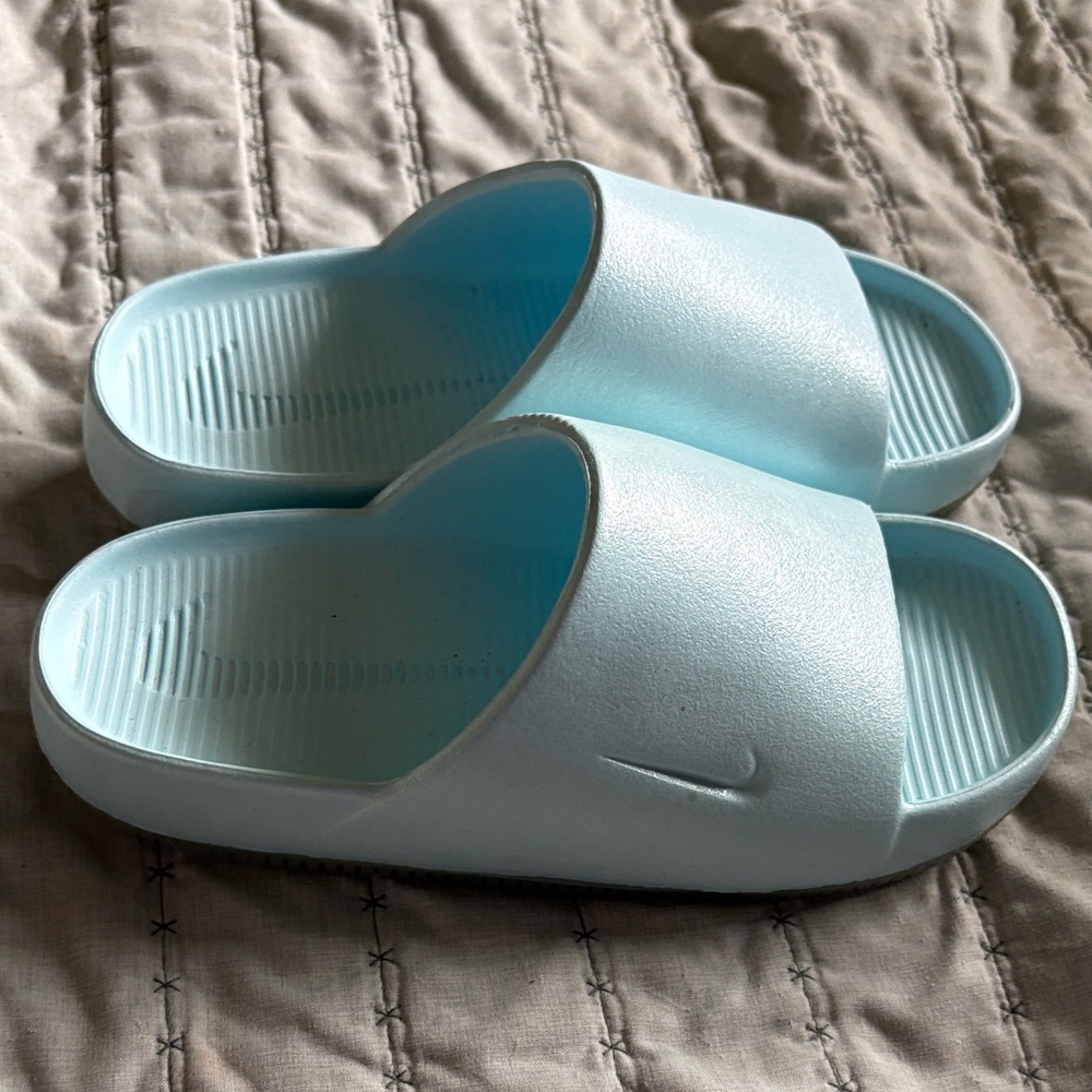 Nike Sky Blue Calm Slides Womens 6